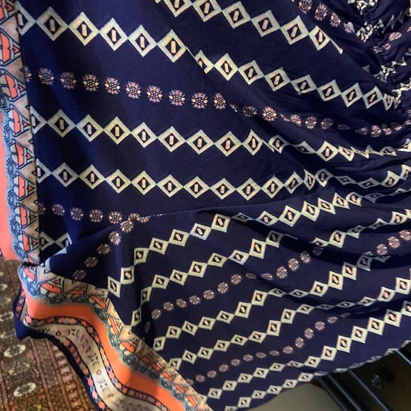 Jumpsuit, Blue with diamonds, large, poly, handmade in India - Picture 7 of 7